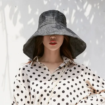 Kórejský Nový príchod módne elegantný klobúk žena slnkom v tieni žien, trend veľký klobúk prímorské Slnečné ochranný krém na opaľovanie na pláži klobúk