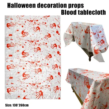 Obrus Kryt Halloween Dekorácie Hrozné Home Party Dekorácie Príslušenstvo 130x260cm FEA889