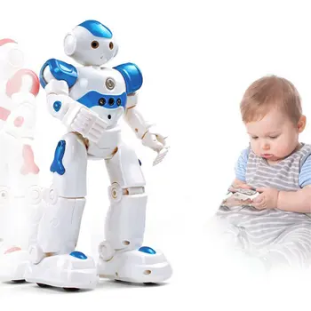 Inteligentný Raného Vzdelávania Diaľkové Ovládanie Robota Puzzle Chlapec detské Hračky Gesto Indukčné Nabíjanie pomocou pripojenia USB