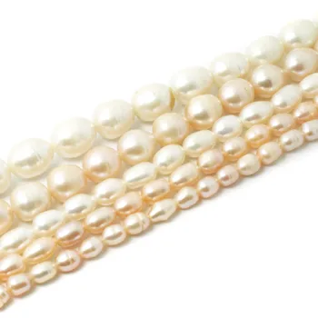 35.5 cm/množstvo 5-13mm Prírodné Sladkovodné Perly Korálky Nepravidelný Pearl Korálky Pre Šperky, Takže DIY Náramok Náhrdelník
