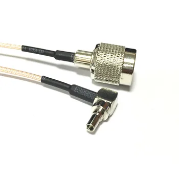 Nové TNC Samec Konektor Prepínač CRC9 Pravý Uhol pigtail kábel RG178 Veľkoobchod 15 CM 6