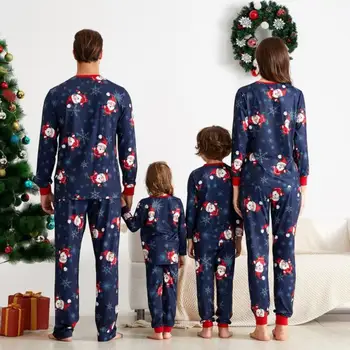 Vianoce Rodine Zodpovedajúce Pyžamo Nastaviť, Matka, Dcéra, Otec Rodiny Zodpovedajúce Oblečenie Top+Nohavice Vianoce Sleepwear Pj Nastavenie