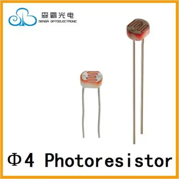 4 mm Cd Fotoelektrické Bunky/Photoresistor /LDR Senzor /Svetlo Závislý Rezistor GL4516