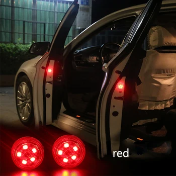 2PC/Súbor Univerzálnej Dvere Auta LED Otvoriť Výstražné Svetlo na Volvo XC60 XC90 Toyota, Renault, Opel astra Nissan qashqai Peugeot 307 308