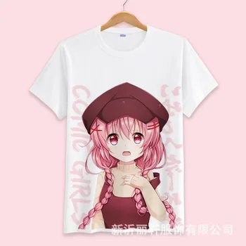 Japonský Komiks Dievčatá Cosplay T-shirt Ženy Harajuku Moeta Kaoruko T Shirt Kawaii Bavlnené Tričko Poleras De Mujer Moda