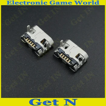 5P 5-PINS Micro USB port Konektor USB Konektor S Veľkým Ox Horn Pre Netbook / Tablet PC Chvost Plnenie Porty 1000PCS/VEĽA