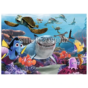 Ryby a delfíny 5D Diy Diamond Maľovanie Cross Stitch Diamond Výšivky hľadá sa Nemo Záľuby Remesiel Diamond Mozaiky Súpravy dary