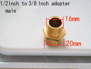 Ping Čistej Mosadze 16 mm do 20 mm spoločný konektor s vonkajším závitom/joint vody prepínací/hadicu spoločné adaptér