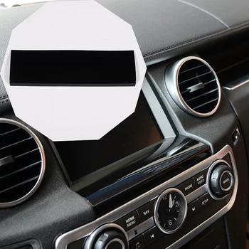 1 Ks GPS Obrazovku Nižšie Panel Kryt Výbava Nálepky ABS Chrome For Land Rover Discovery 4 Auto Príslušenstvo