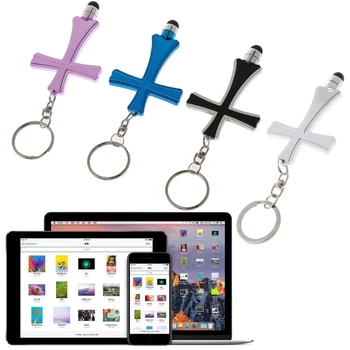 Kapacitný Dotykový Displej dotykové Pero Dotykové Pero Kríž Keychain pre Tablet PC Pad Telefón WXTB