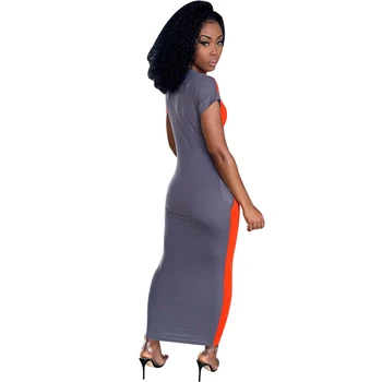 Ženy Letné Dlhé Šaty S Krátkym Rukávom Prekladané Bodycon Sexy Nočný Klub Strany Obväz Lady Maxi Šaty Plus Veľkosť Afrike Oblečenie