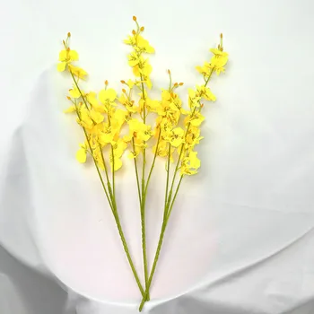 52 Umelého hodvábu Oncidium kvety motýľ tanec orchidea krásne Radosť home office dekorácie užite si krásny život