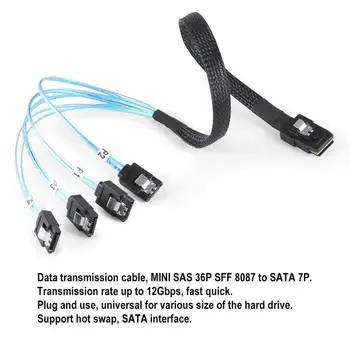LA10 SATA 3,0 III SATA3 7pin Kábel de datos 6 Gb/sangulo recto Káble unidad de disco duro HDD Kábel con manga baile