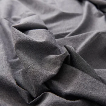 Tmavo Šedé Pruhy Japonský štýl Mäkké bavlna prať bavlnené 3/4pcs posteľná bielizeň súpravy(perinu+plochý list+obliečka na vankúš)