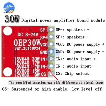 Zosilňovač rada OEP30W amplificateur audio mono Zosilňovač, Doska Mini Audio Voice Zosilňovač Modul hráč modul reproduktora