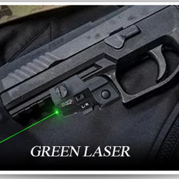 Taktické Nabíjateľná Zbraň Zelený Laser Sight Býk G2C Pištole Laserová Bodka Priestor Pre sebaobrany Pištole Sig Sauer P320