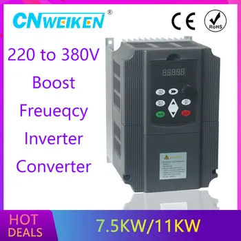 4kw 220v jednofázový vstup 380v 3 fázy výstup AC Frekvenčný Menič & Prevodník striedavého disky /frekvenčného meniča