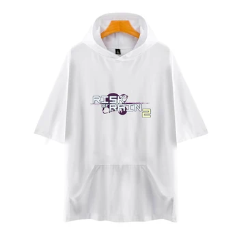 Riziko Dažďa Módne Potlačou, Kapucňou T-shirts Žien/Mužov v Lete Krátky Rukáv Tshirts 2020 Hot Predaj Bežné Streetwear Oblečenie