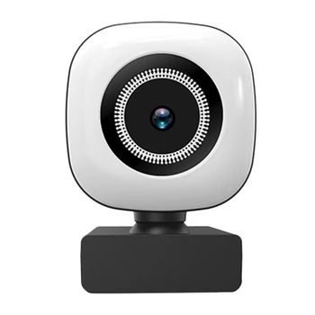 1080P Auto Focus 2 MP Webkamera s Mikrofónom Full HD videokamera pre PC, USB, Plug and Play, Kozmetický Efekt Vyplniť Svetla