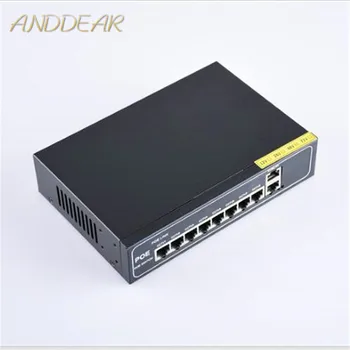 ANDDEAR-48 v 8 portový nespravovaná poe switch 8*100 mb / s POE poort; 2*100mbps AŽ Odkaz poort; 1*100 mb / s.