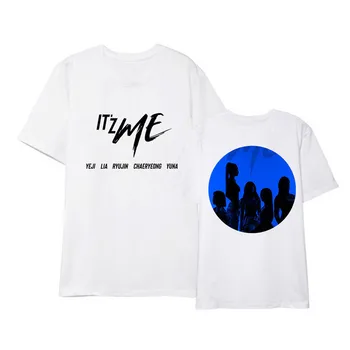 Nový kórejský Módne Kpop ITZY To'z MI Album Košele Hip Hop Streetwear Harajuku K-pop Oblečenie Žien, Krátky Rukáv Topy T-shirt