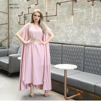 Nový Príchod Šifón Večerné šaty 2020 Členok dĺžka arabčina večerné šaty vestido Formálne šaty strany župan soiree niekedy celkom