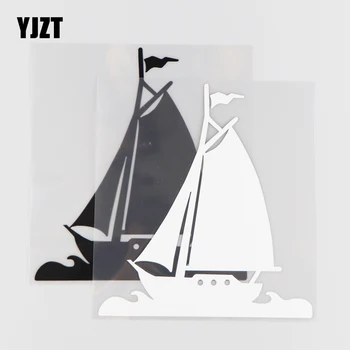 YJZT 15.4 CM*17.1 CM Plachetnici Vzor Dekorácie Auto Samolepky Vinyl Odtlačkový 1A-0125