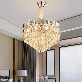 Moderné Luxusné Krištáľový Luster pre Luxusné lampa jedáleň, spálňa, Obývacia Izba svetlá Lobby Dekorácie LED Krištáľový Luster
