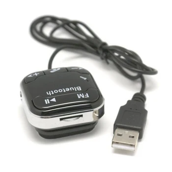A2DP Magnetické Auto Mp3 Prehrávač Handsfree Súprava do Auta FM Vysielač Bluetooth Wireless S Duálny USB Nabíjačka, 3,5 mm Audio AUX TF Karty