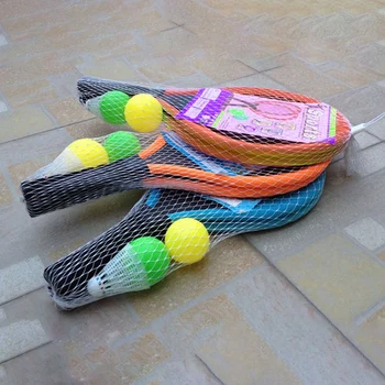 1 Pár Badminton Raketa pre Deti Vnútorné Vonkajšie Športové Hry Deti Hračky Modrá