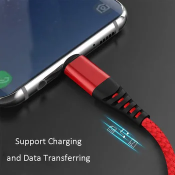 Micro Kábel USB Typu C Kábel pre xiao redmi poznámka 7 USB-C Mobilný Telefón Rýchle Nabíjanie Typ-C Kábel pre Samsung Galaxy S9 S8 Plus
