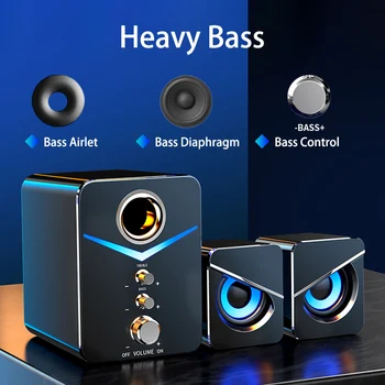Systém domáceho kina s LED Altavoces Bluetooth Reproduktorov Hudba Caixa De Som Amplificada Subwoofer Reproduktor Alto-falantes Luidsprekers