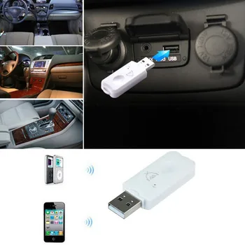 Buyincoins USB, Bluetooth Stereo Audio Music Bezdrôtový Prijímač Adaptér Pre Auto Domov Reproduktor #291496