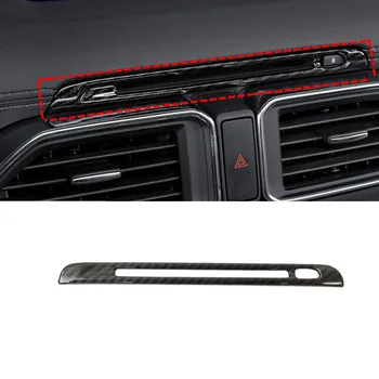 ABS Uhlíkových vlákien Pre Mazda CX-5 CX5 2017 2018 Auto CD Platne Klimatizácia Prepnúť Panel Kryt Výbava Auto Príslušenstvo 1pcs