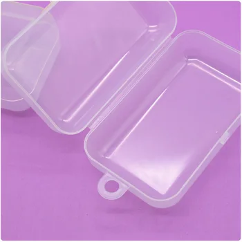 PP priehľadného plastu prázdne políčko obdĺžnikový box balenie príslušenstvo dekoratívny box prenosný riad úložný box
