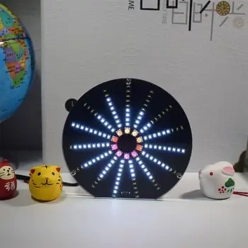 LED Kruhové Nainštalovať Hudobné Spektrum Displej DIY Kit Elektronické Učenie Súpravy