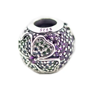 Korálky PRE Šperky, Takže DIY Mincový Striebro-Šperky Slávnej Bloom 925 Berloque Perles Čaro