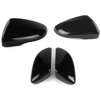 Lesklý Čierny Krídlo Dverí, Spätné Zrkadlo Pokrytie Pre Vw Touran Golf Mk6