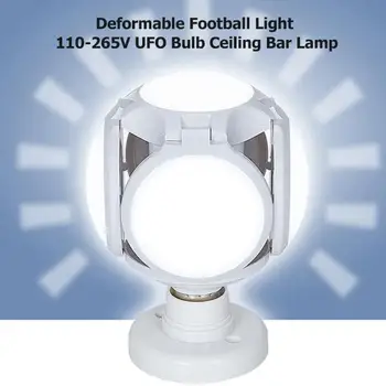 120LED 40W E27 Deformovateľné Futbal Svetlo 110-265V UFO Žiarovka Stropné Svietidlo 360 Stupňov, LED Svietidlá pre Obývacia Izba, Garáž