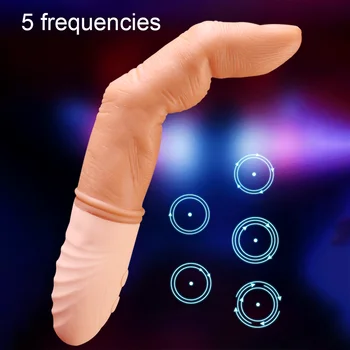 Prst Kúrenie Dildo Vibrátor Masturbácia AV Vibrácií Sexuálne Hračky Pre Ženy Klitorisu Stimulátor G-bodu Upozorňuje Erotické Stick