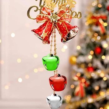400Pcs Jingle Bells 12mm Plavidlá Zvony Väčšinu DIY Zvončeky na Vianočné Party, Festival Dekorácie a Výzdoba Domov