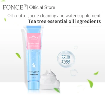 Fonce Tea tree éterický olej aminokyseliny facial cleanser 100g okrem akné kontrolu oleja