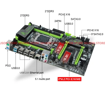 HUANANZHI V2.49 X79 doske CPU RAM kombá Xeon E5 1620 SROLC CPU 8G DDR3 RECC memorry všetko dobré testované záruka 2 roky