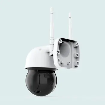 Bezdrôtové Wifi Siete Sférické Otáčanie Kamery EÚ Vonku s Vysokým Rozlíšením Inteligentné Nočné Videnie Monitor
