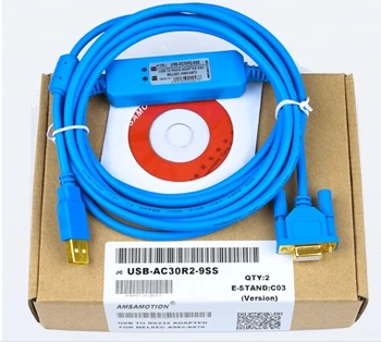 Najlepšia kvalita PLC programovanie kábel USB-AC30R2-9SS pre A970 / 985GOT dotykový displej