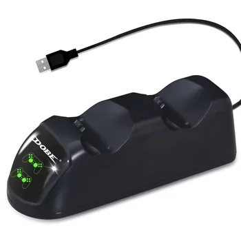 Duálny USB Nabíjačka, Dokovacia Stanica pre PS4 ovládač pre PS4 / PS4 Slim / PS4 Pro Radič s Nabíjanie reportér r30