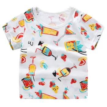 Nízka Cena Odbavenie detské Letné Krátke Sleeve T-shirt pre Chlapcov, Dievčatá, Bavlna pre Brat Sestra Zodpovedajúce Oblečenie