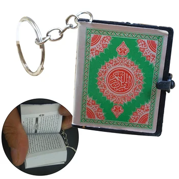 Mini Moslimských Ark Korán, Knihy Kľúč Reťazca Krúžok Taška Kabelku Skutočný Papier Môžete Prečítať Prívesok Charm Náboženských Kresťanských Štýl Príslušenstvo