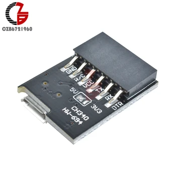3.3 V, 5 V WeMos CH340G Breakout Dosky Micro USB na Sériový Port Prepínač Modulov RTS CTS pre Arduino Mini Pro ESP8266 ESP-01 ESP-02