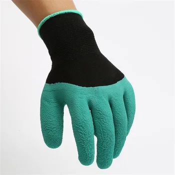 Záhradné rukavice S Pazúry 4 ABS Plast Záhrada Genie Gumové Rukavice Rýchle Jednoduché Kopať a zariadenia Na Kopanie Výsadbu